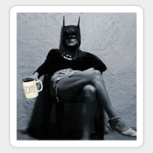 Bat chic x coffee Sticker